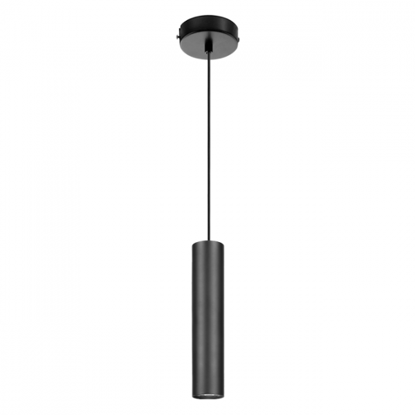 Світлодіодний підвісний світильник Maxus FPL 6Вт 3000K C BK 180мм (чорний) 1-FPL-003-01-C-BK - 1-FPL-003-01-C-BK