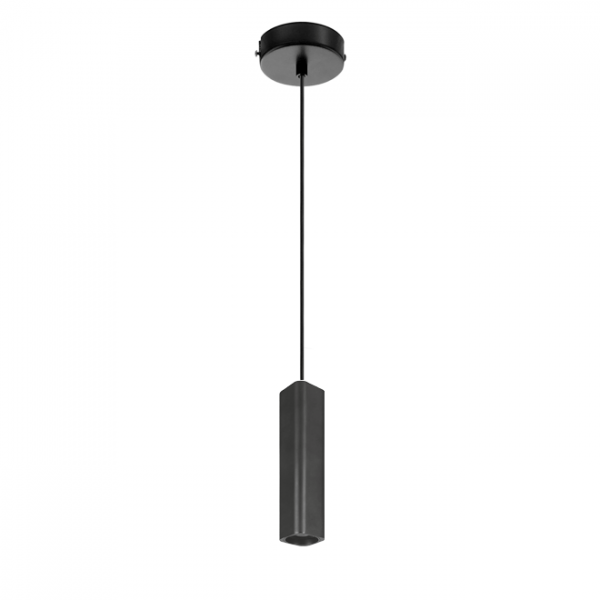 Светодиодный подвесной светильник Maxus FPL 6Вт 3000K S BK 180мм (черный) 1-FPL-003-02-S-BK - 1-FPL-003-02-S-BK
