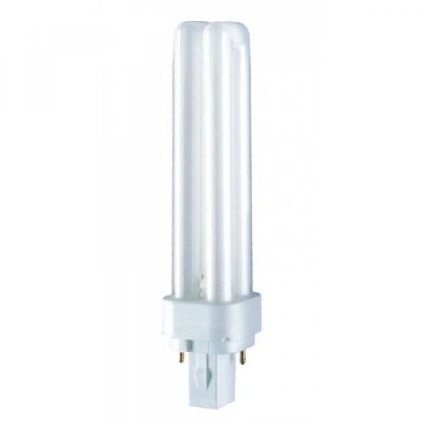 Лампа КЛЛ неинтегрированная U-образная Dulux D 18W/830 3000К G24d-2 Osram - 4050300025704