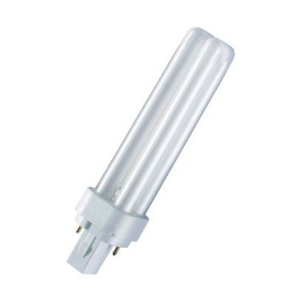 Лампа компактная люминесцентная Dulux D 13W/830 3000К G24d-1 Osram - 4050300025698