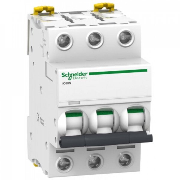 Автоматичний вимикач Schneider Electric iC60N 3P 2A B - A9F73302