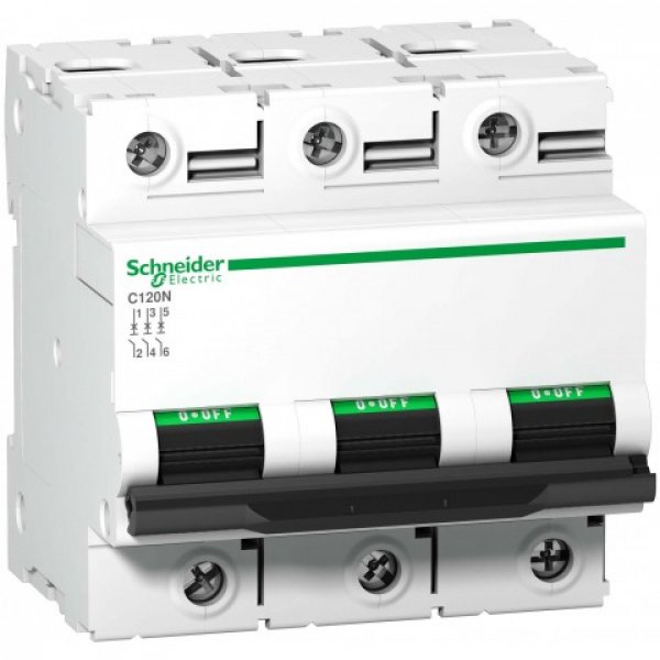 Автоматический выключатель Schneider Electric C120N 3P 80A C - A9N18365