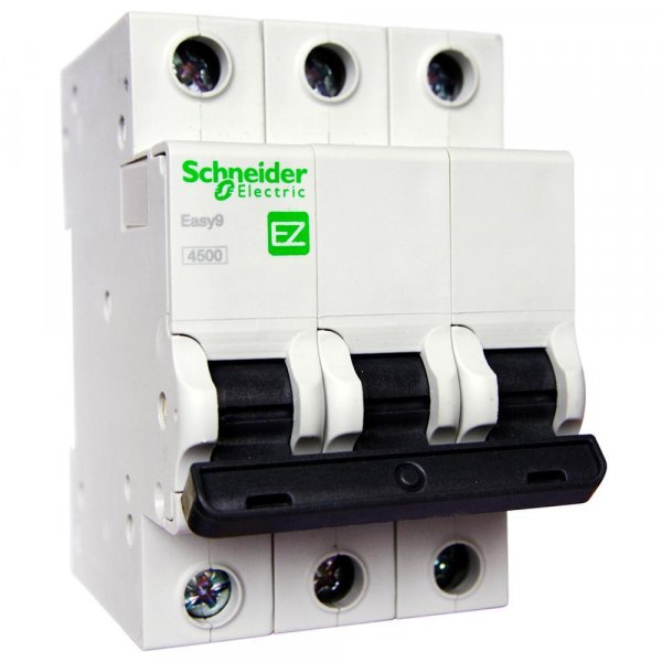 Автоматический выключатель Schneider Electric EZ9F34325 Easy9, 3p, 25A - EZ9F34325